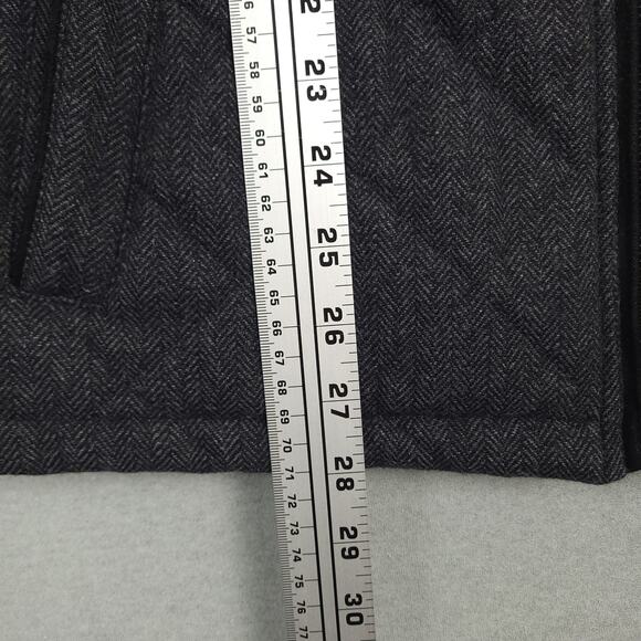 Pronto Uomo Men's Vest Jacket Sz Large Quilted Full Zip Mock Neck Black & Gray - Picture 10 of 10